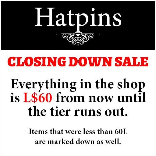 Hatpins Final Sale